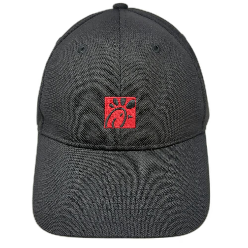 Oobe Baseball Cap Black One Size Chick-fil-A Logo Slideback Polyester Mesh Hat